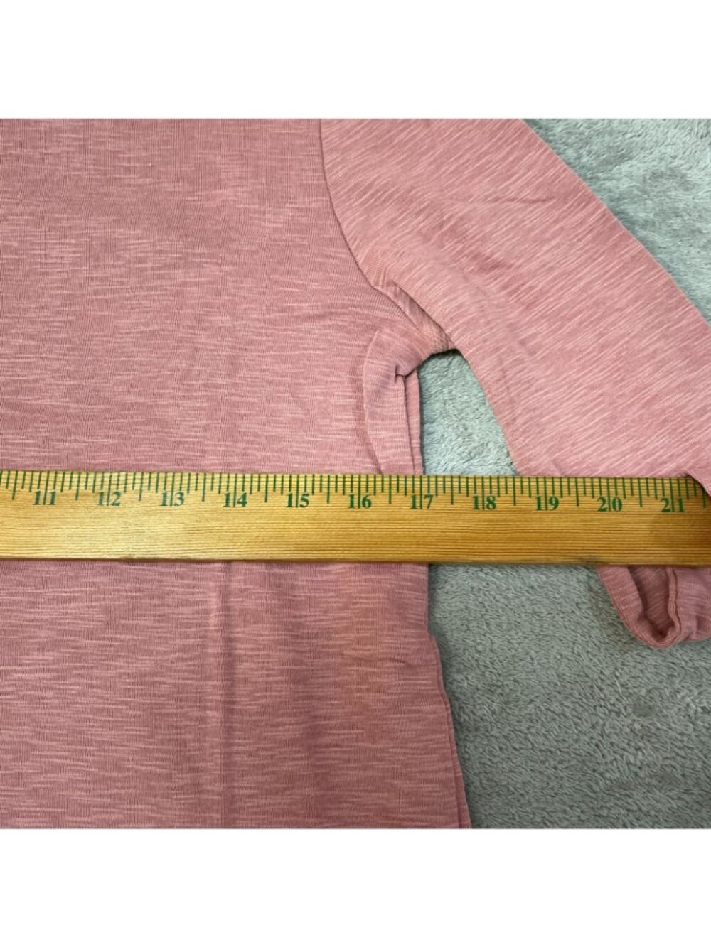 NWT Kirkland Signature Women's XS Pink 3/4 Sleeve Boat Neck Cotton C1016 - Picture 7 of 12
